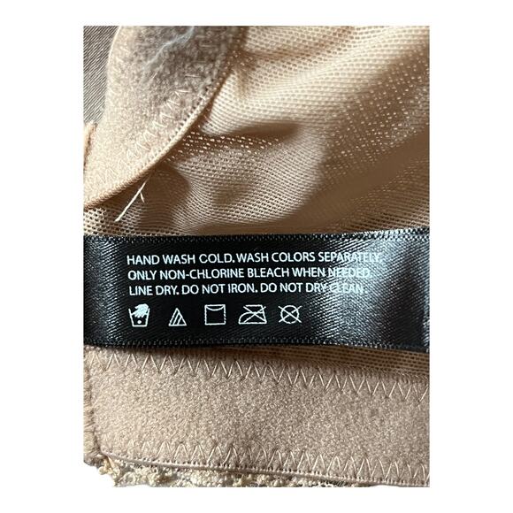 Natori bra 741299 Feathers full figure underwire tan size 30H - Picture 7 of 9